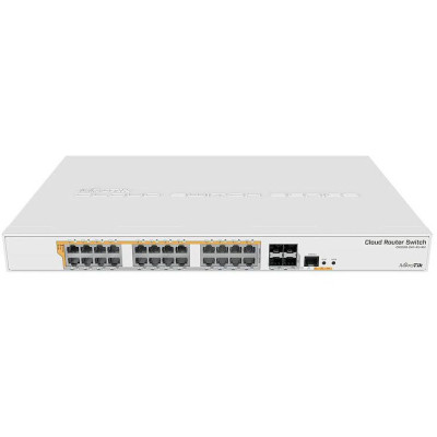 Комутатор мережевий Mikrotik CRS328-24P-4S+RM, фото 1