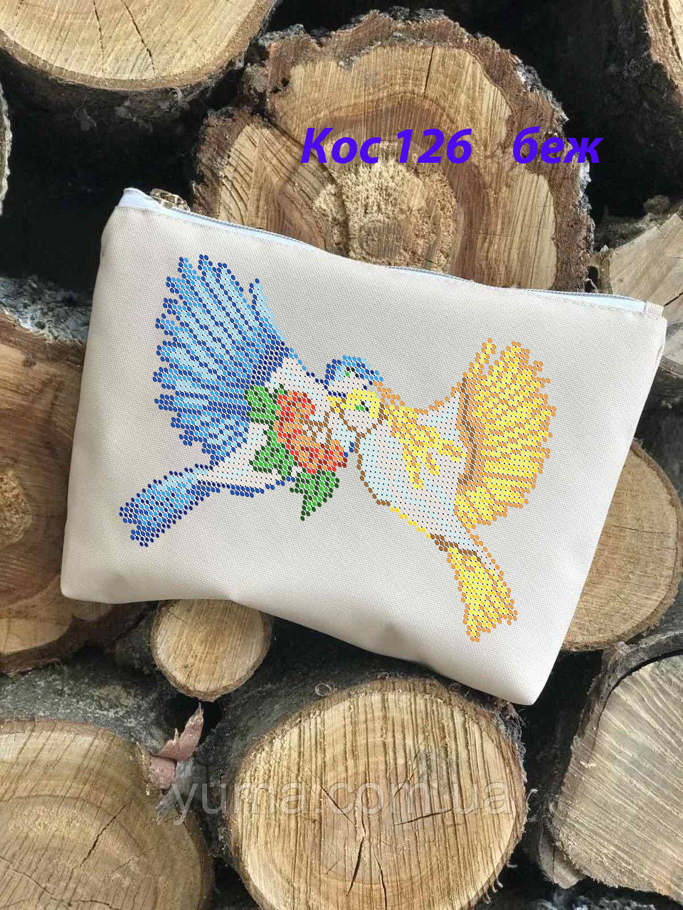 Косметичка під вишивку бісером