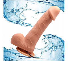 SEX REALISTIC DILDO вібратор з дистанційним керуванням на присосці, фото 2