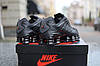 Чоловічі та жіночі кросівки Nike Shox TL Triple Black Чорні Взуття Найк Шокс ТЛ Тріпл повсякденні текстиль сіткадемісезон, фото 9