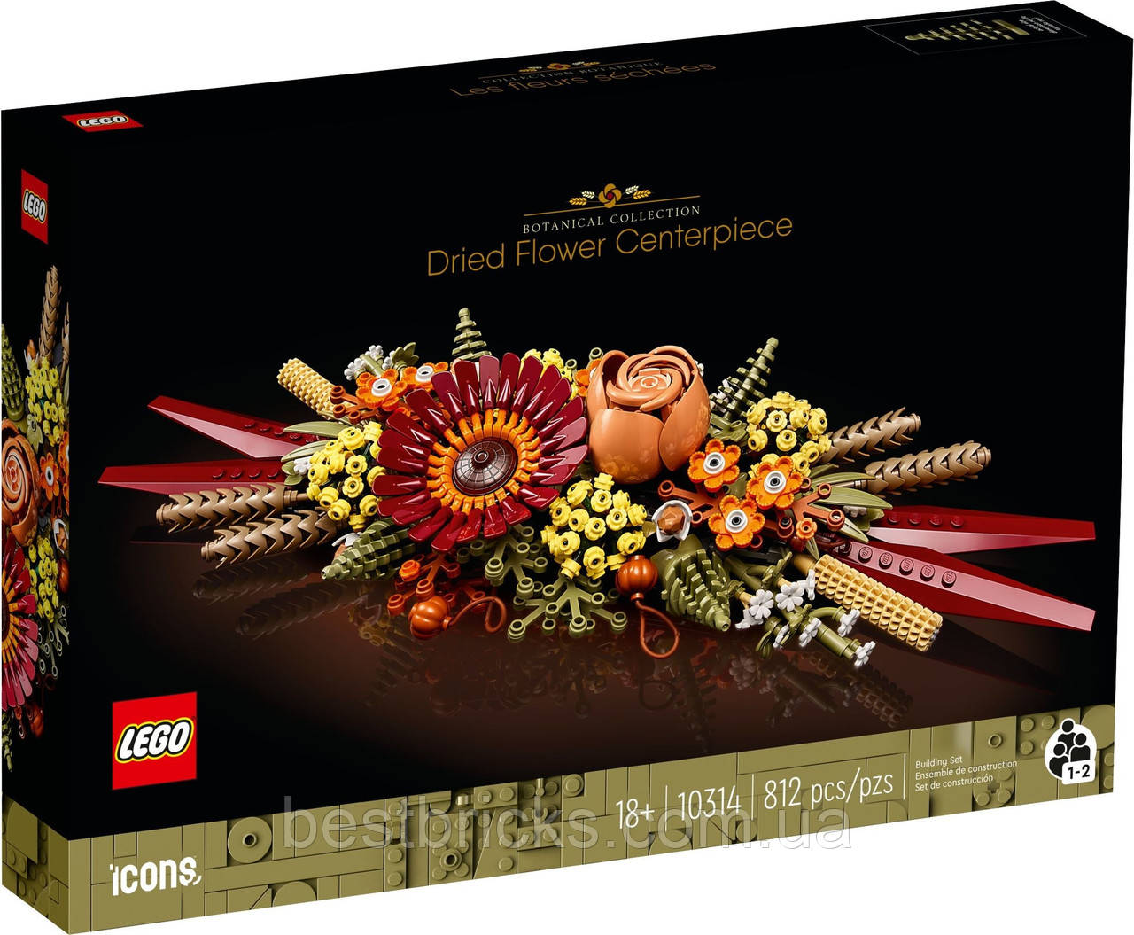 Lego Botanicals Композиція з сухих квітів 10314