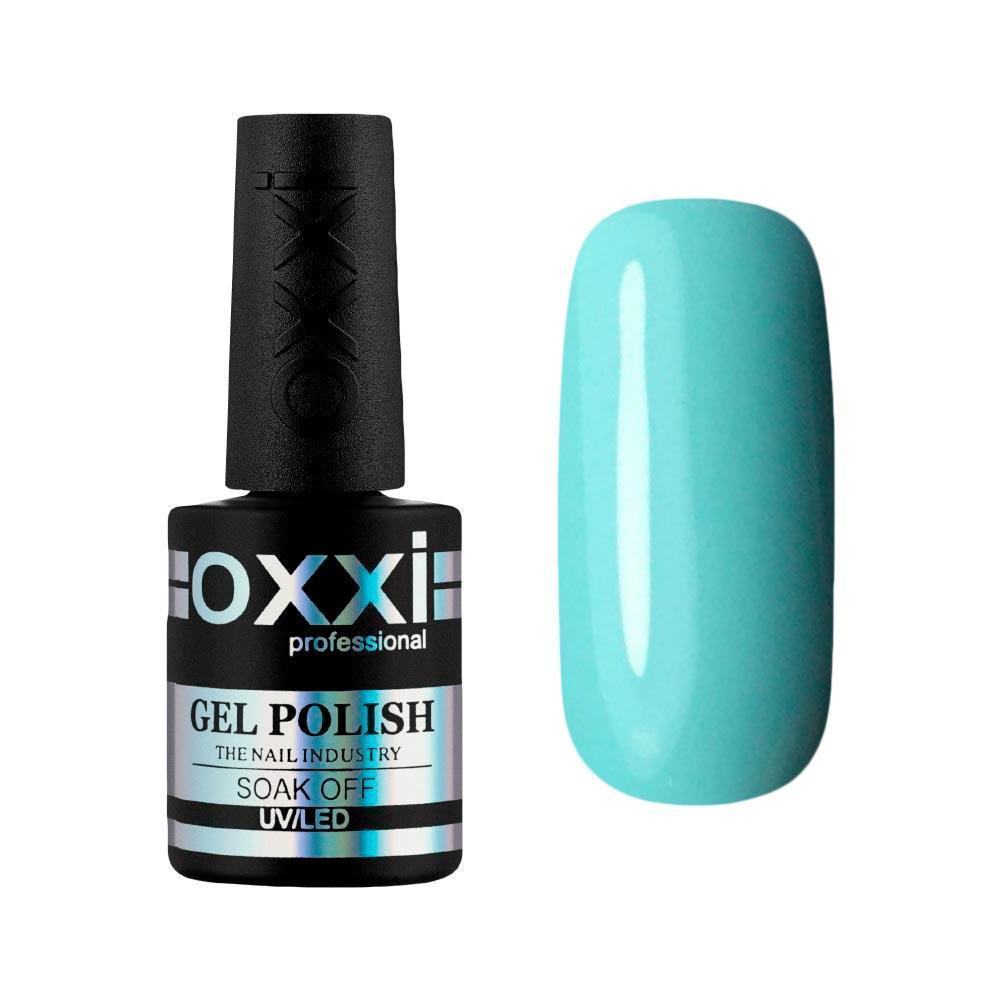 Гель-лак №166 (світлий бірюзовий, емаль) Oxxi, 10 мл, фото 1