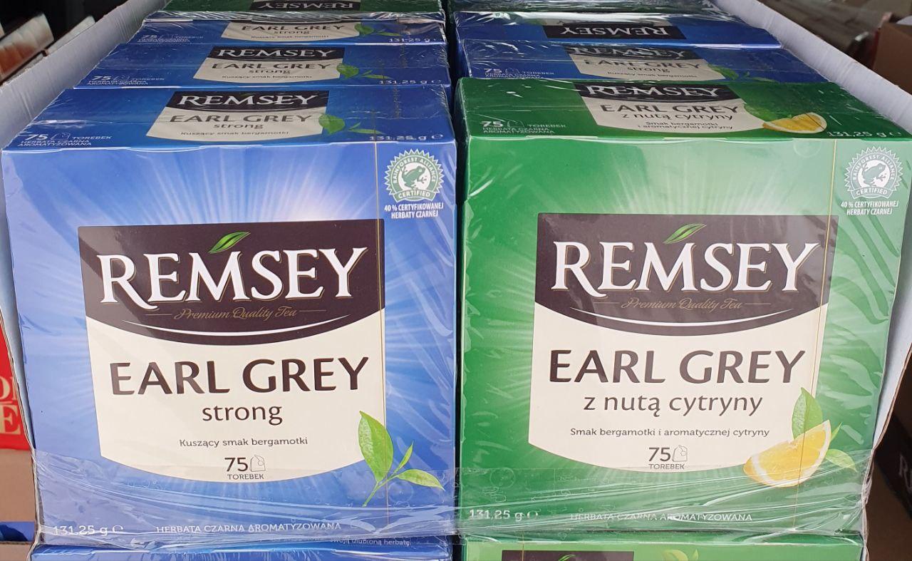 Чай чорний  "Remsey"  Синій/Зелений 75 пак., фото 1