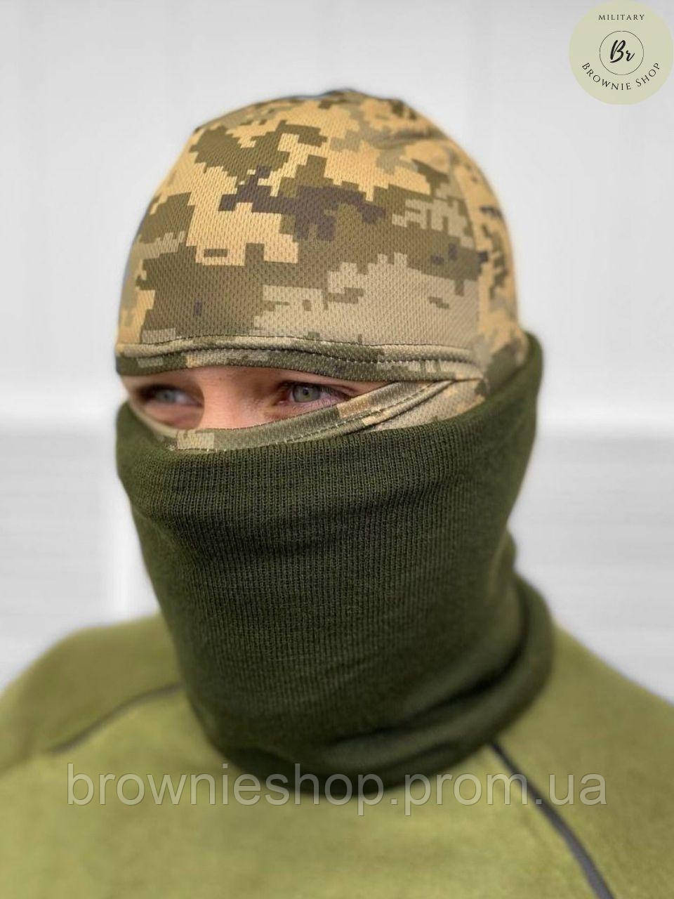 Тактический Баф Scar 10-0 Oliva / Армейский бафф олива, шарф-труба ...