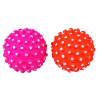 Игрушка для собак мяч резиновый с шипами 7,2 см TatraPet Dental Gum в ассортименте