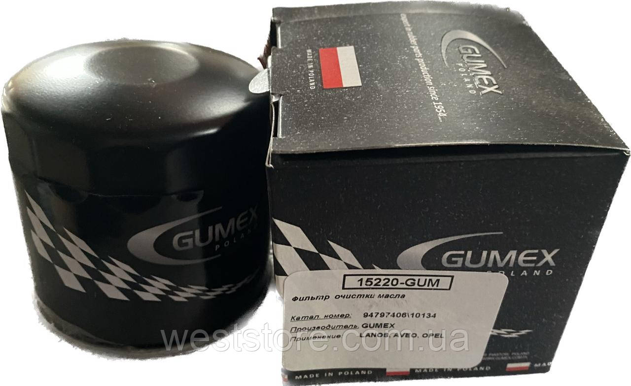 Фільтр оливний Ланос Авео Лачетті Lanos Aveo Lacetti Gumex 94797406\10134
