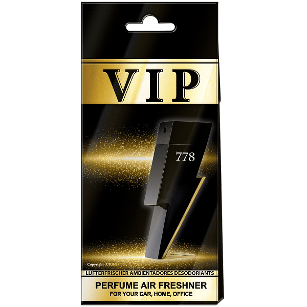Підвісний Освіжувач повітря для автомобіля Caribi VIP автомобільний аромат — 778, автопарфуми