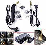 Набір для ремонту пластику HOT STAPLER 1 (70 Вт + 250 скоб) Пайка бамперів спойлерів термостеплер, фото 10