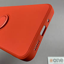 Чохол для Xiaomi Redmi 9C матовий з кільцем-тримачем чохол на телефон сяомі редмі 9с червоний cfc, фото 6
