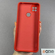 Чохол для Xiaomi Redmi 9C матовий з кільцем-тримачем чохол на телефон сяомі редмі 9с червоний cfc, фото 4