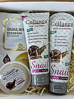 Подарочный бьюти бокс с муцином улитки Collagen Snail