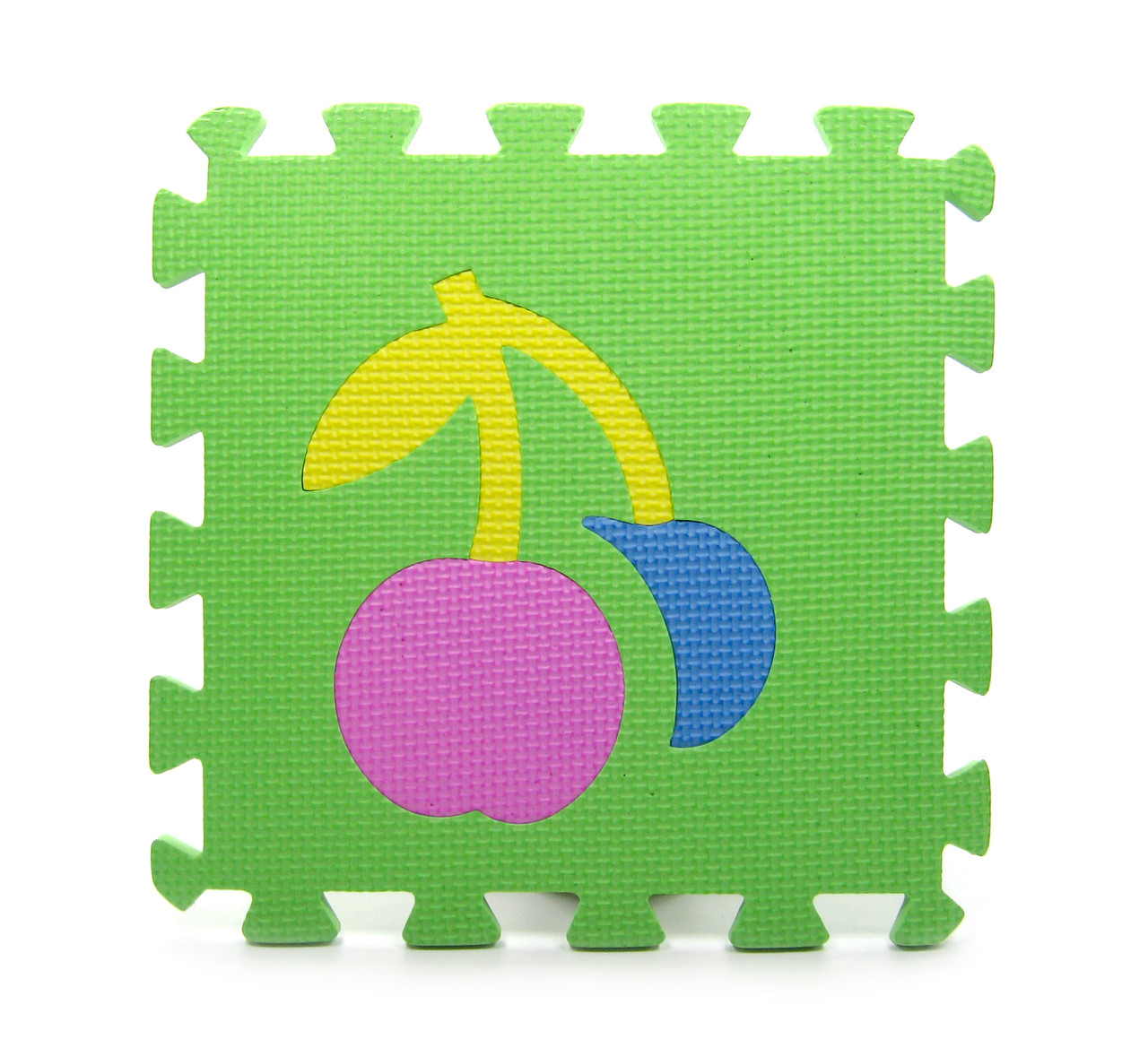 Килимок пазл EVA фрукти овочі, розмір пазлу 29 х 29 см, фото 1