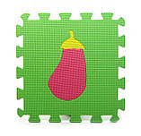 Килимок пазл EVA фрукти овочі, розмір пазлу 29 х 29 см, фото 10