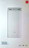 Павербанк Xiaomi 30000mAh (PB3018ZM), USB 3.0, Type C, Micro USB 18W Fast Charging, Литий-полимерний