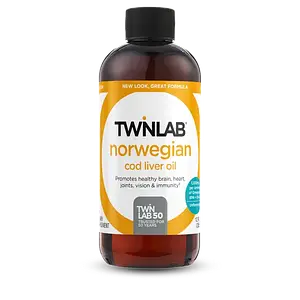 Норвезька олія печінки тріски Twinlab® Norwegian Cod Liver Oil 355 мл