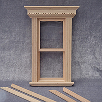 Миниатюра окно с козырьком 14.5*7.2 см