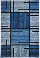 Ковер фризе с невысоким ворсом Espresso 3x5 м. Gray/Blue 02239A