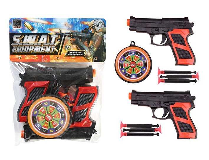 Набір дитячих пістолетів із мішенню 2019-65, фото 1