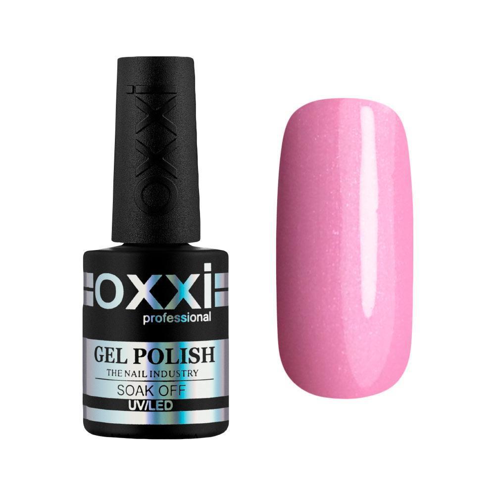 Гель-лак № 130 (ніжний рожевий з мікроблиском) Oxxi, 10 мл, фото 1