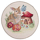 Серветка Пасхальна сервірувальна, кругла гобеленова (Ø25 см.), фото 7