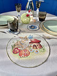 Серветка сервірувальна кругла гобеленова Великодня (Ø10 см.), фото 5