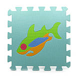 Килимок пазл EVA Водний світ, розмір пазлу 29 х 29 см, фото 2