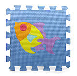 Килимок пазл EVA Водний світ, розмір пазлу 29 х 29 см, фото 7