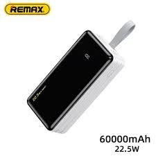 Power Bank REMAX RPP-173 Hunergy Series 60000 mAh Fast Charging QC 22.5W + PD 18W з LED ліхтарем білий