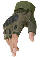 Перчатки тактические защитные. Военные рукавицы. Беспалые перчатки. Спорт. Туризм.