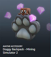 Roblox: Doggy Backpack - Mining Simulator 2