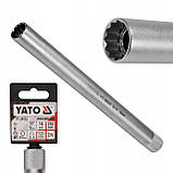 Ключ для свічок ЯТО: квадрат-3/8 ", 16 мм, L = 250 мм, Cr-V, фото 7