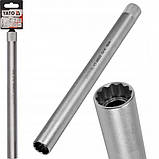 Ключ для свічок ЯТО: квадрат-3/8 ", 16 мм, L = 250 мм, Cr-V, фото 8