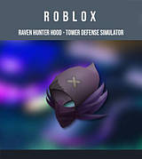 Roblox: Raven Hunter Hood / Tower Defense Simulator