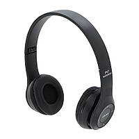 Бездротові навушники Bluetooth Cat Ear P47 Led, Black