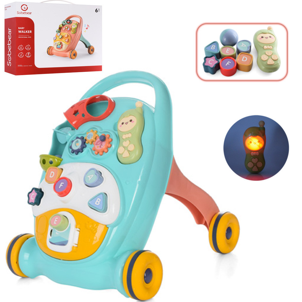 Ходунки - каталка музичні ТМ Sobebear СИСЕННЯ арт. YL 1055-1, фото 1