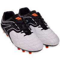 Бутсы футбольные OWAXX 170210-3 размер 40-45 белый-черный-оранжевый Код 170210-3