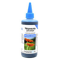 Чернила для Epson L100/L200/L300/L800 (C13T66424A/C13T67324A) 250 мл Makkon cyan (IMN-EPS-L100-250C)