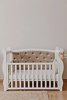 Дитяче ліжечко Angelo Габріель Білий з мокко