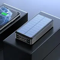 Повер банк на солнечной батарее Solar Power Bank 30000