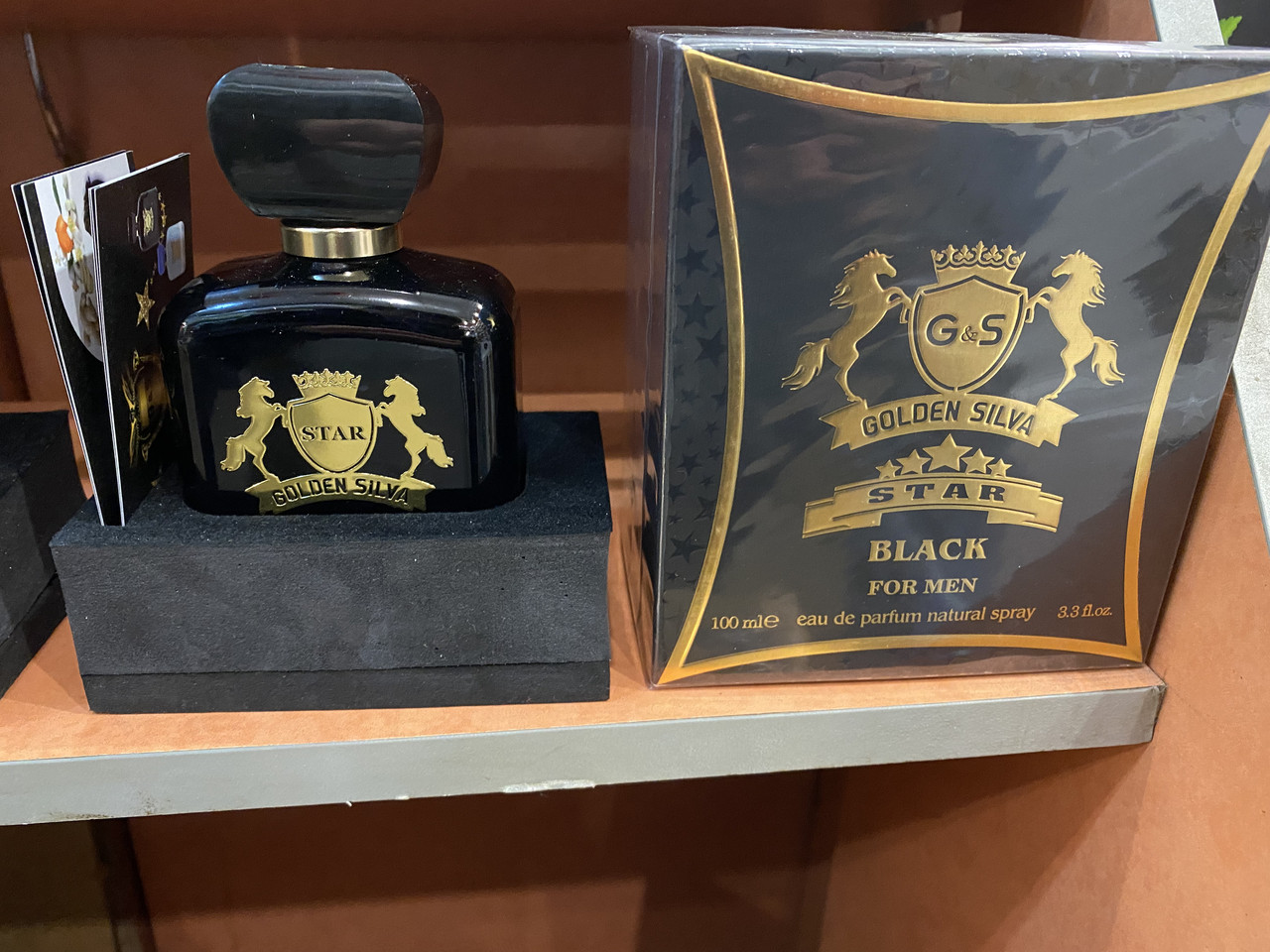 Чоловічі парфуми Golden Silva Star Black 100 ml, Голден Сільва Стар Блек
