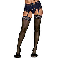 Тонкие чулки Obsessive Drimera stockings, Синий, S/M