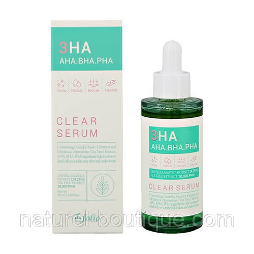 Сироватка для обличчя Esfolio з 3HA-кислотами 50 мл, фото 1