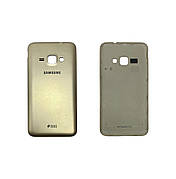 Кришка Samsung J120 Gold J1 2016 Duos (SM-J120) сервісний оригінал з розбірки (з потертостями)
