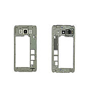Середній корпус Samsung Galaxy J5 2016 Duos SM-J510H чорний Сервісний оригінал з розбірки