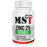 Zinc Citrate 25 мг MST (100 вег капсул)