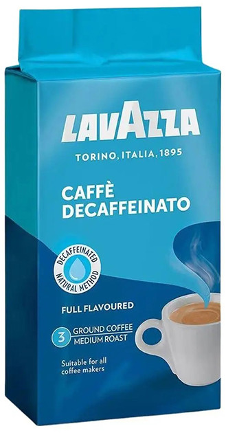 Купить Кофе молотый Lavazza DEK Classico без кофеина 250г, цена 145 ...