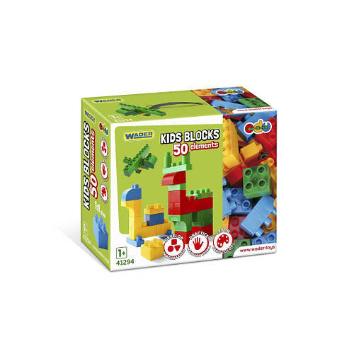 Купить "Kids Blocks" конструктор 50 ел., цена 410 ₴ — Prom.ua (ID ...