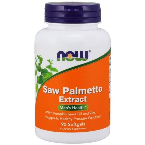 Со пальметто Now Saw Palmetto Extract 80 mg 90 softgel