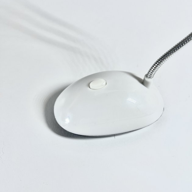 Настільна LED лампа на батарейках (АААх3), MINI X-7188, Біла / Гнучкий світлодіодний міні-світильник - фото 6 - id-p1751980145