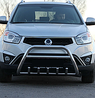 Кенгурятник WT003 (нерж.) Ssang Yong Korando